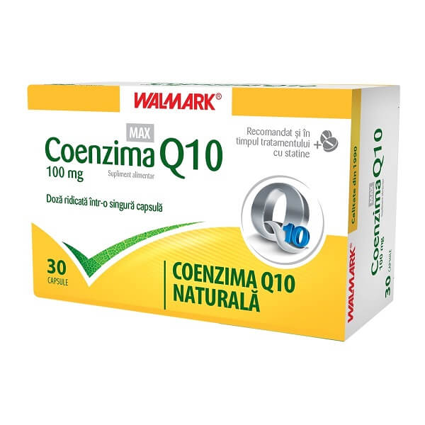 Coenzima Q10 Max 100 mg, Walmark, 30 capsule | SAM ...