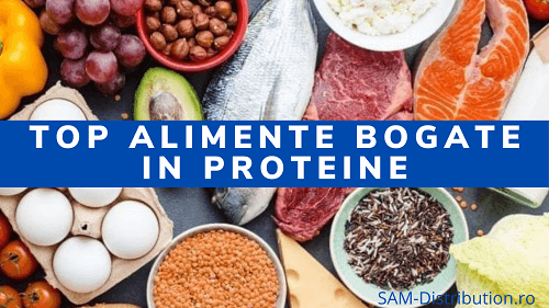 Top alimente bogate in proteine animale si vegetale 