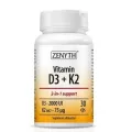 Vitamina D3 2000Ui + K2, Zenyth, 30 capsule