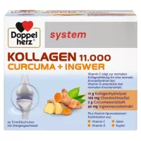 Kollagen 11000 plus + Curcuma +Ghimbir, Doppelherz, 30 fiole