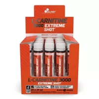 L-Carnitina 3000 Extreme Shot, Olimp Sport Nutrition, 20 fiole portocale