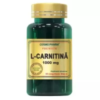 L-Carnitina 1000mg Premium, 60 comprimate, Cosmopharm