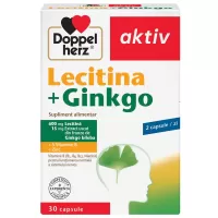 Lecitina + Ginkgo, 30 capsule, Doppelherz