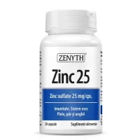 Zinc 25 sulfat de zinc 90 capsule zenyth