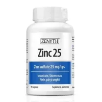 Zinc 25 sulfat de zinc 90 capsule zenyth