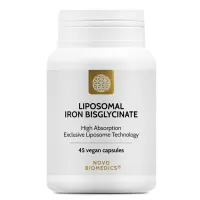 Fier Bisglicinat Lipozomal, Novo Biomedics, 45 capsule