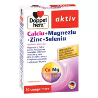 Calciu Magneziu Zinc Seleniu, Doppelherz, 30 comprimate