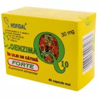 Coenzima Q10 Forte în ulei de catina 30 mg, 40 capsule, Hofigal