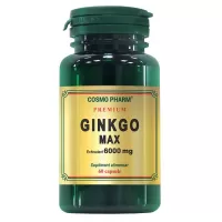 Ginkgo Max 6000mg, Cosmopharm, 60 capsule Premium