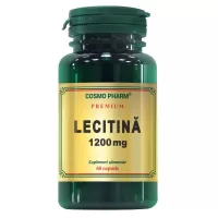 Lecitina 1200 mg, Cosmopharm, 60 capsule Premium