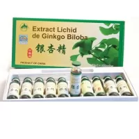Ginkgo Biloba fiole, 10 bucati