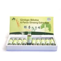 Ginkgo Biloba si Panax Ginseng, 10 fiole, Sanye Intercom