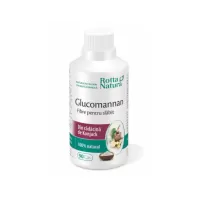 Glucomannan fibre pentru slabit, 90 capsule, Rotta Natura