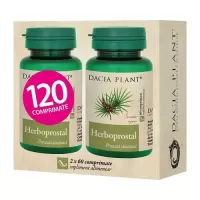 Herboprostal, 60 comprimate, Dacia Plant (Pachet 1+1)