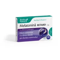 Melatonina Retard 5 mg, 30 tb, Rotta Natura