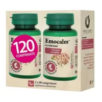 Emocalm + Valeriana, Dacia Plant, 60 comprimate, Pachet  1+1