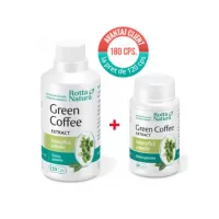 Green Coffee Extract, Pachet  120 cps + 60 cps, Rotta Natura