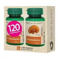 Ganoderma, 60 comprimate, Dacia Plant (pachet 1+1)