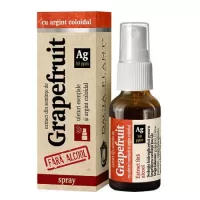 Spray Grapefruit cu Argint Coloidal fara alcool, 20 ml, Dacia Plant