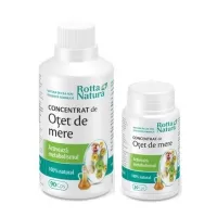 Concentrat de otet de mere, Rotta Natura, PACHET 90 capsule + 30 capsule