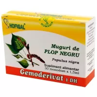 Muguri de Plop Negru Gemoderivat, 30 monodoze, Hofigal
