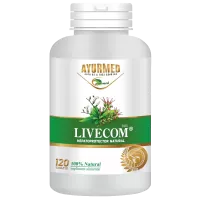 Livecom, 120 tablete, Ayurmed, Supliment Hepatoprotector