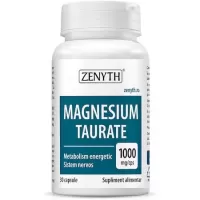 Magneziu Taurate 1000mg, 30 capsule, Zenyth
