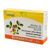 Mladite Merisor de Munte Gemoderivat, 30 monodoze, Hofigal