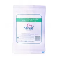 Comprese sterile taiate, din tifon 10cm x 8cm, Minut - 25 buc