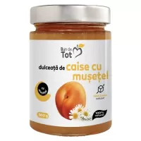 Dulceata de Caise cu Musetel, Fara Zahar, 360g, Dacia Plant