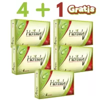 Herbal V, Pachet 4 cutii + 1 gratis, 20 pastile