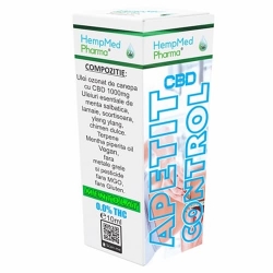 Ulei ozonat CBD Apetit Control, 10 ml, HempMed Pharma