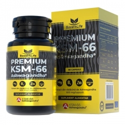 Ashwagandha KSM-66 Premium, Boost4Life, 60 capsule 