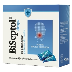 BiSeptol drops propolis si albastru de metilen, 20 bucati, Dacia Plant