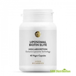 Biotina Lipozomala Elite, Novo Biomedics, 45 capsule