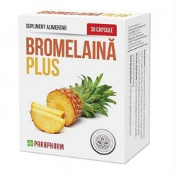 Bromelaina Plus, 30 capsule, Parapharm