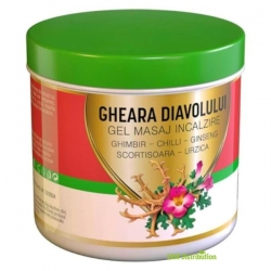 Gel de masaj cu efect de incalzire Gheara Diavolului, Praemium, 275 ml