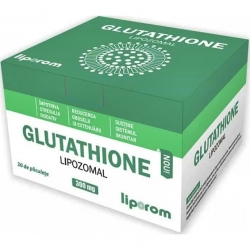 Glutathione Lipozomal 300 mg, Liporom, 30 plicuri