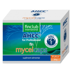 Finclub Mycelcaps AHCC Professional, 1 gram plic, 30 plicuri