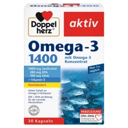 Omega 3 1400, Doppelherz, 30 capsule