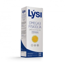Omega 3 cu aroma de lamaie 240 ml Lysi