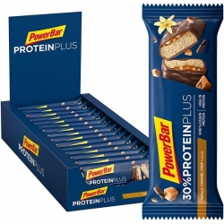PowerBar Batoane proteice ProteinPlus 30%, Vanilla Caramel Crisp, 15 buc x 55g