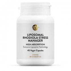 Rhodiola Lipozomala Stress Manager, Novo Biomedics, 45 capsule