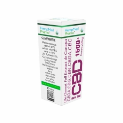 Ulei Ozonat cu CBD 1500 mg + Turmeric 200 mg, 10 ml, HempMed