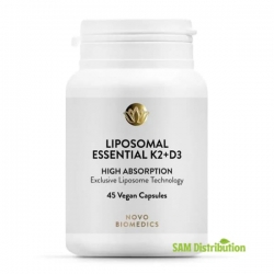 Vitamina K2+D3 Lipozomala Esential, Novo Biomedics, 45 capsule