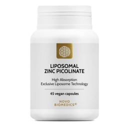 Zinc Picolinat Lipozomal, Novo Biomedics, 45 capsule