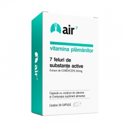 Air 7 Vitamina plamanilor, Green Splid, 30 capsule