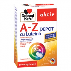 A-Z Depot cu Luteina, 30 comprimate