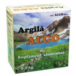 Argila pulbere, 500 g, Algo