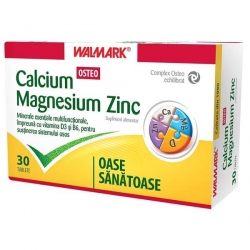 Calcium Magnesium Zinc OSTEO, Walmark, 30 tablete